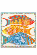 Load image into Gallery viewer, Inouï Editions scarf - Tango orange carre