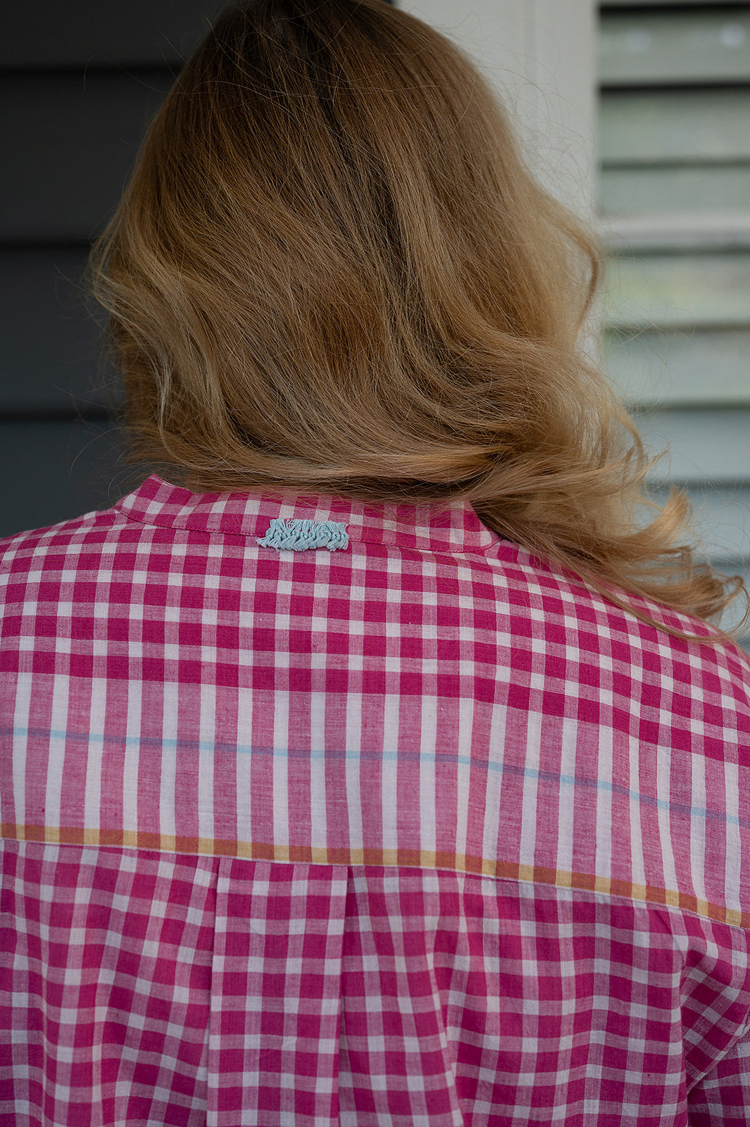 Lotus Veda Hope kurta - pink checks