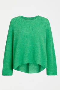 Elk Agna Luna sweater in electric green.