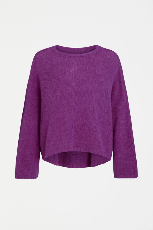 Elk Agna sweater in pink berry.