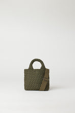 Load image into Gallery viewer, Andreina handwoven Lupe cross body bag in army green.