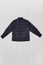Load image into Gallery viewer, Maku Apollo shirt, silk cotton checked button up.