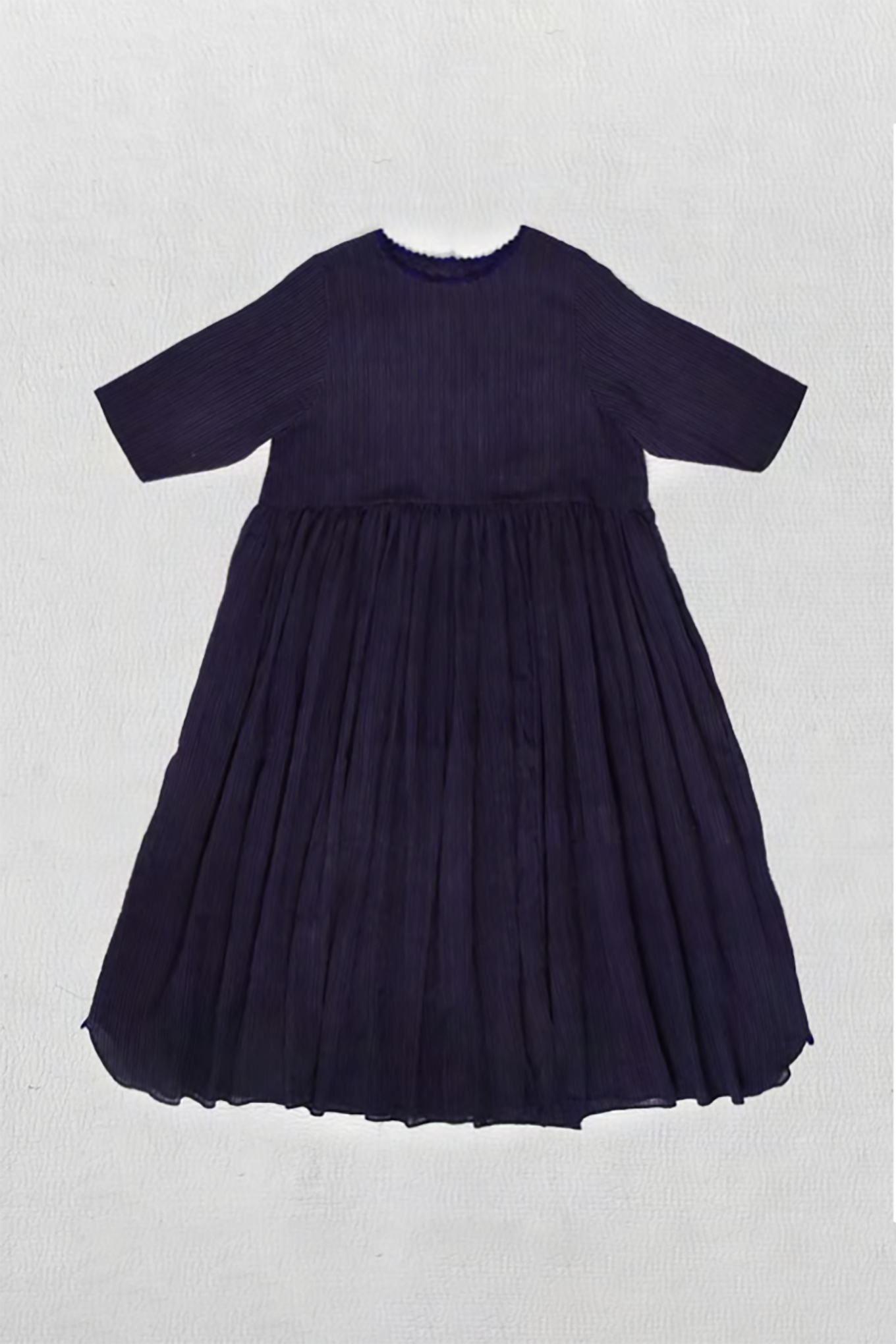 Maku Zibaa dress, crushed home spun indigo cotton.