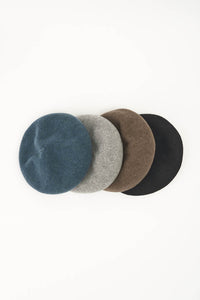 PCNQ made in Japan wool felt berets, Manoca.