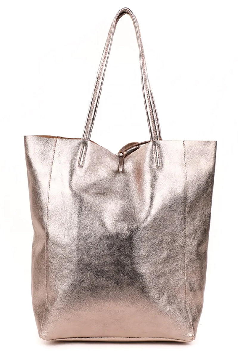 Maison Fanli large tote bag - metallic old gold – juniperhearth