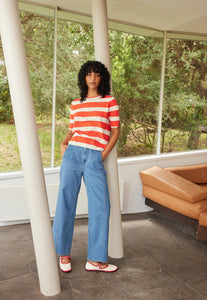 Nancybird Cecily jean in lightweight summer denim.