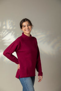 Eribé Corry raglan sweater - Rosehip