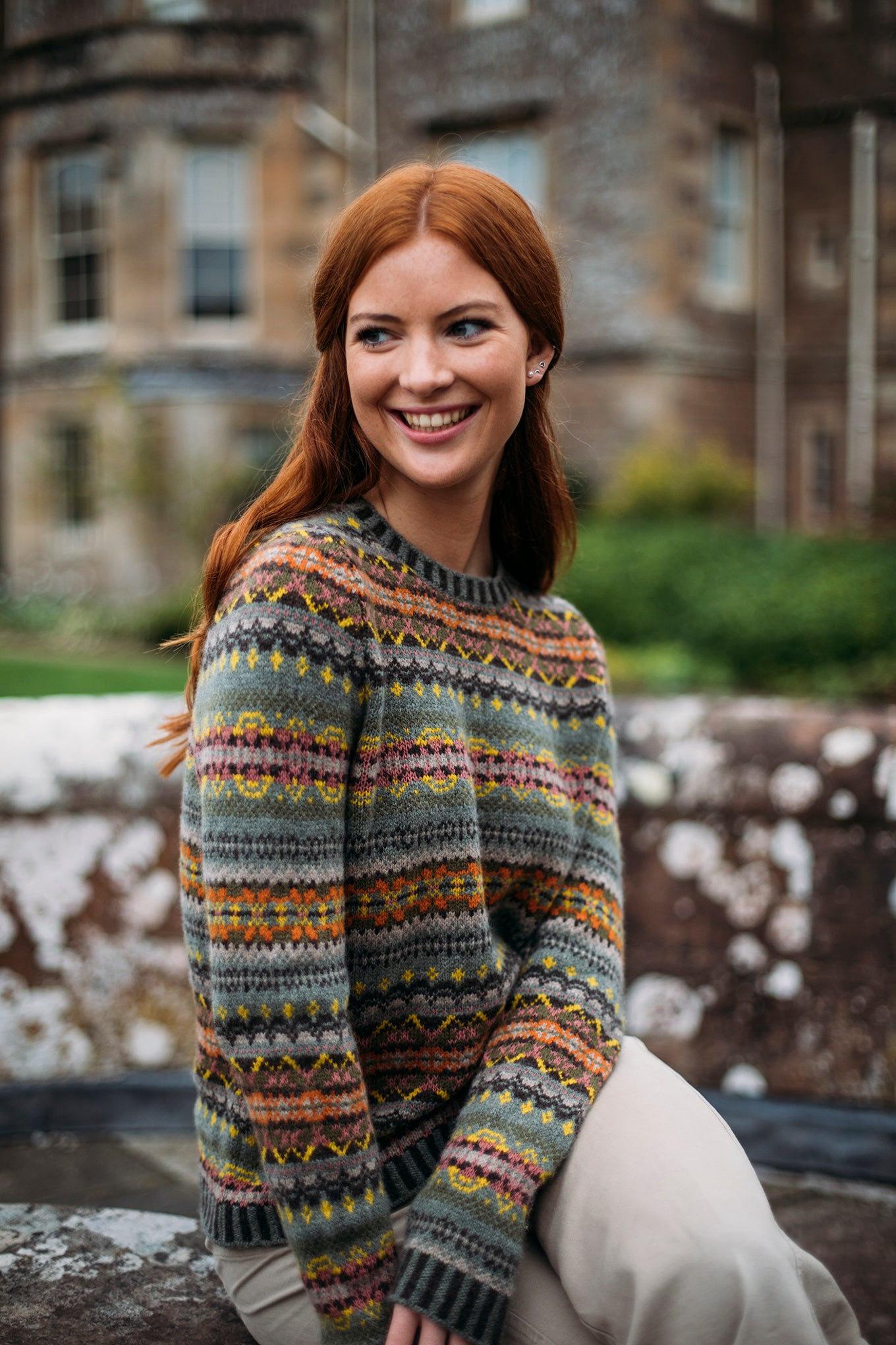 Eribe Kinross merino sweater in Agate.