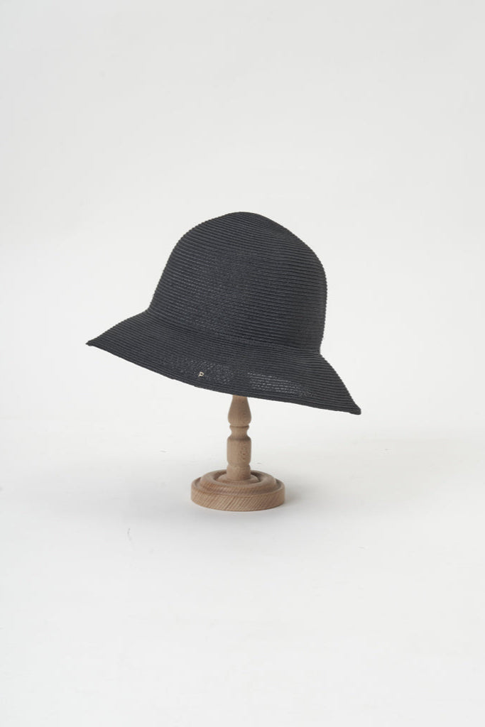 PCNQ Noah made in Japan black foldable hat.