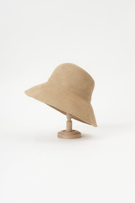 PCNQ Serge made in Japan natural beige foldable hat.