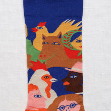 Load image into Gallery viewer, Bonne Maison colourful Matisse crowd cotton socks.