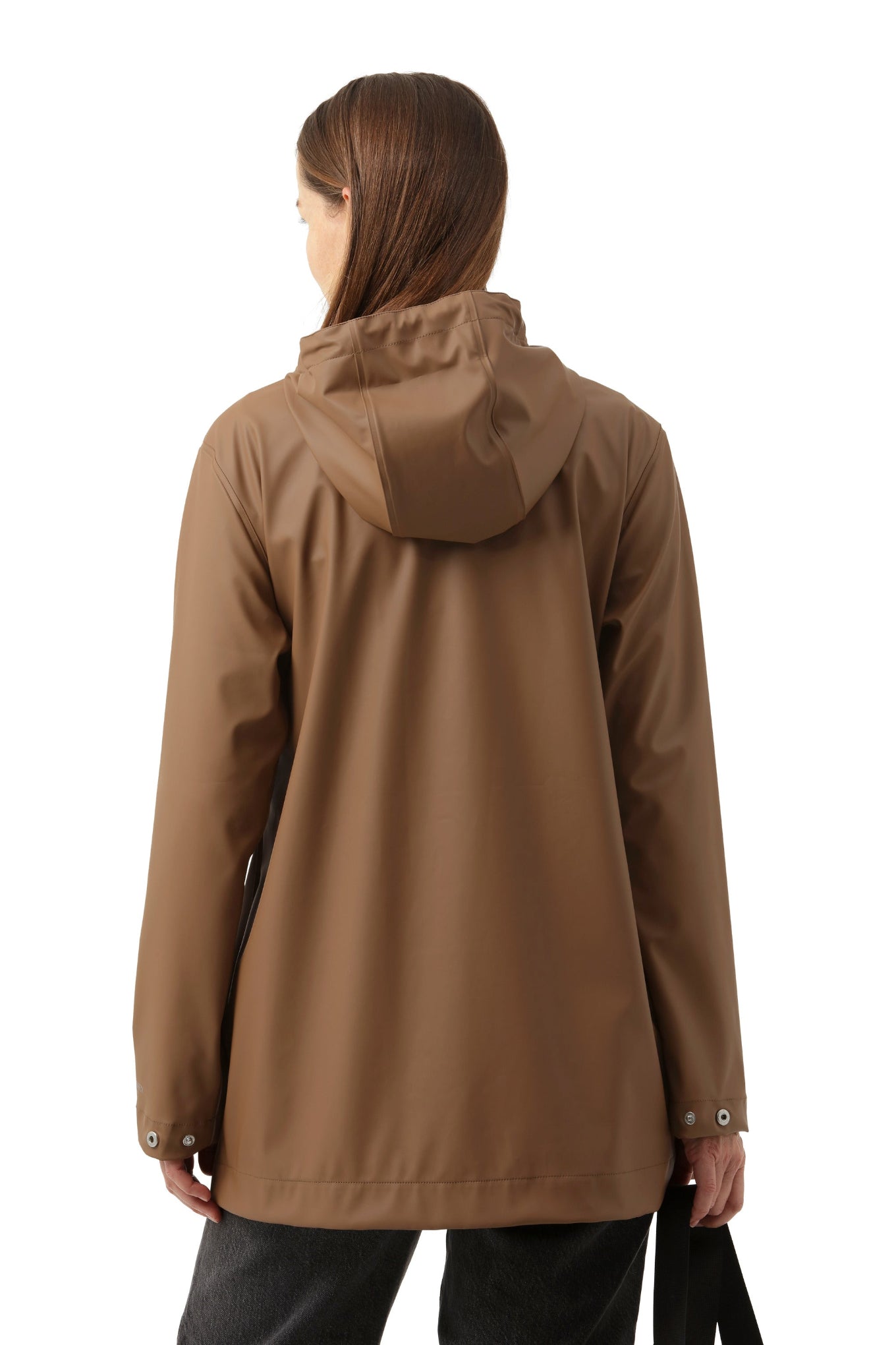 Ilse Jacobsen RAIN228 Light rain jacket in acorn tan brown.