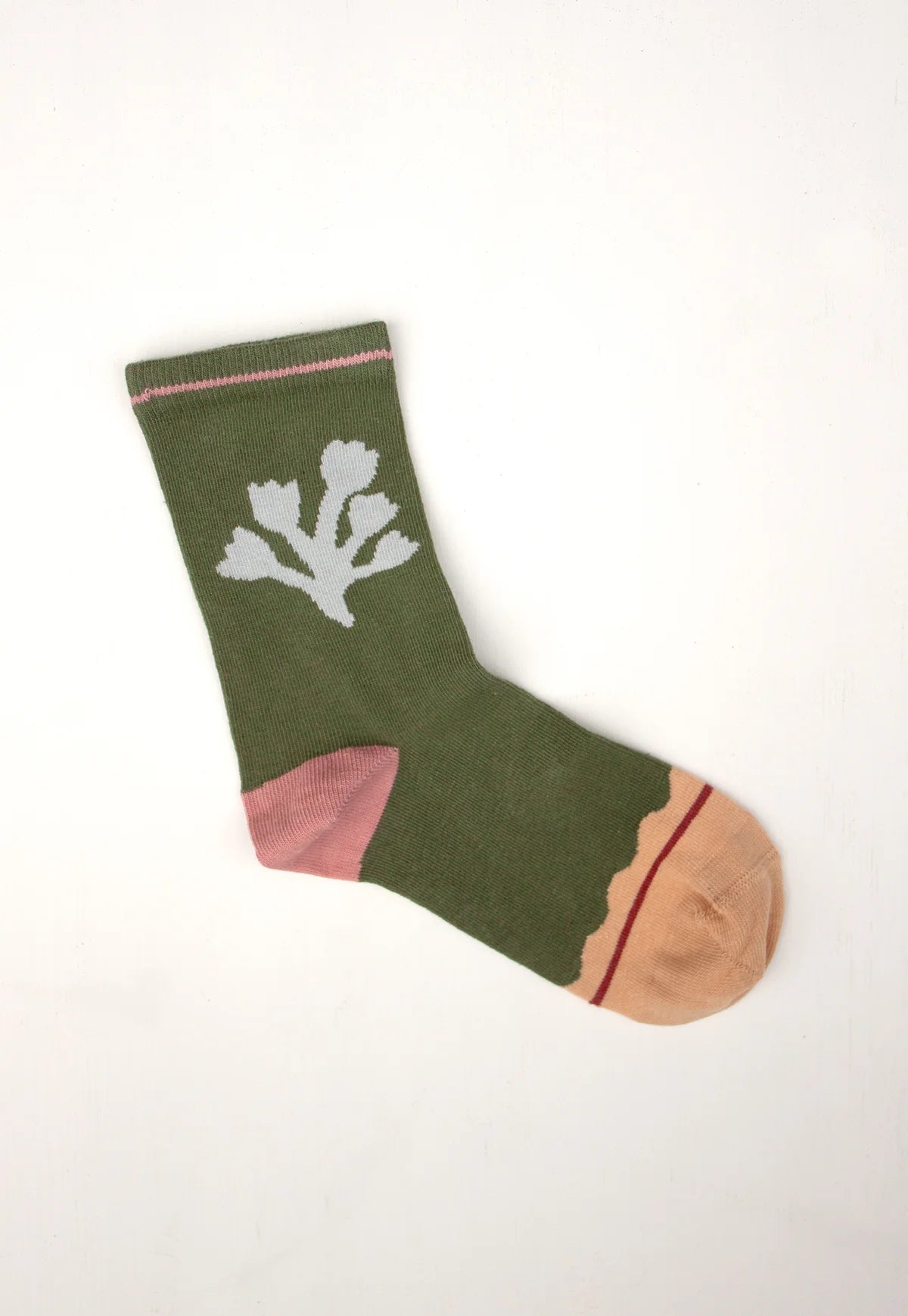 Nancybird Blossom cotton crew socks.