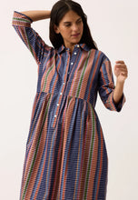 Load image into Gallery viewer, Nancybird Mel dress - line check