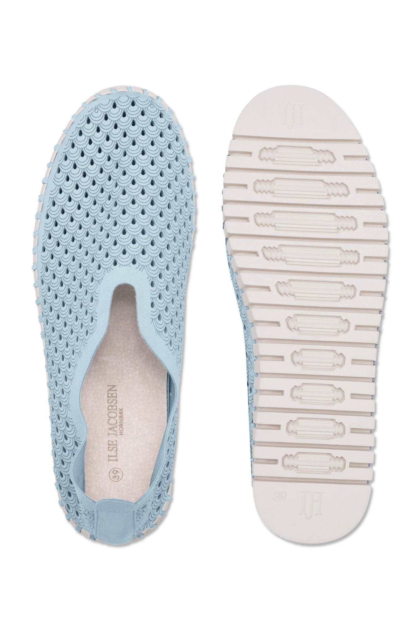 Ilse Jacobsen Tulip shoes in ash blue.