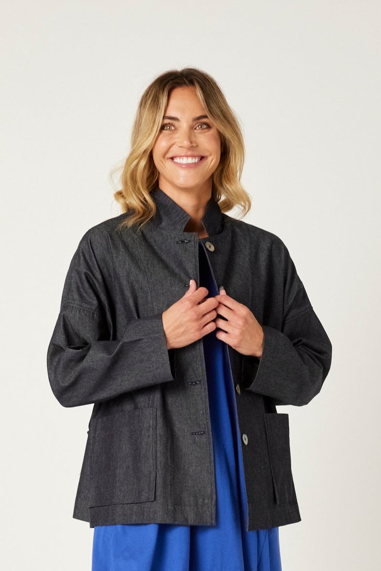Valila made in Melbourne lightweight City denim jacket.