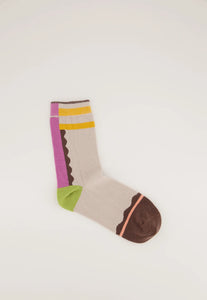 Nancybird socks - desert shapes