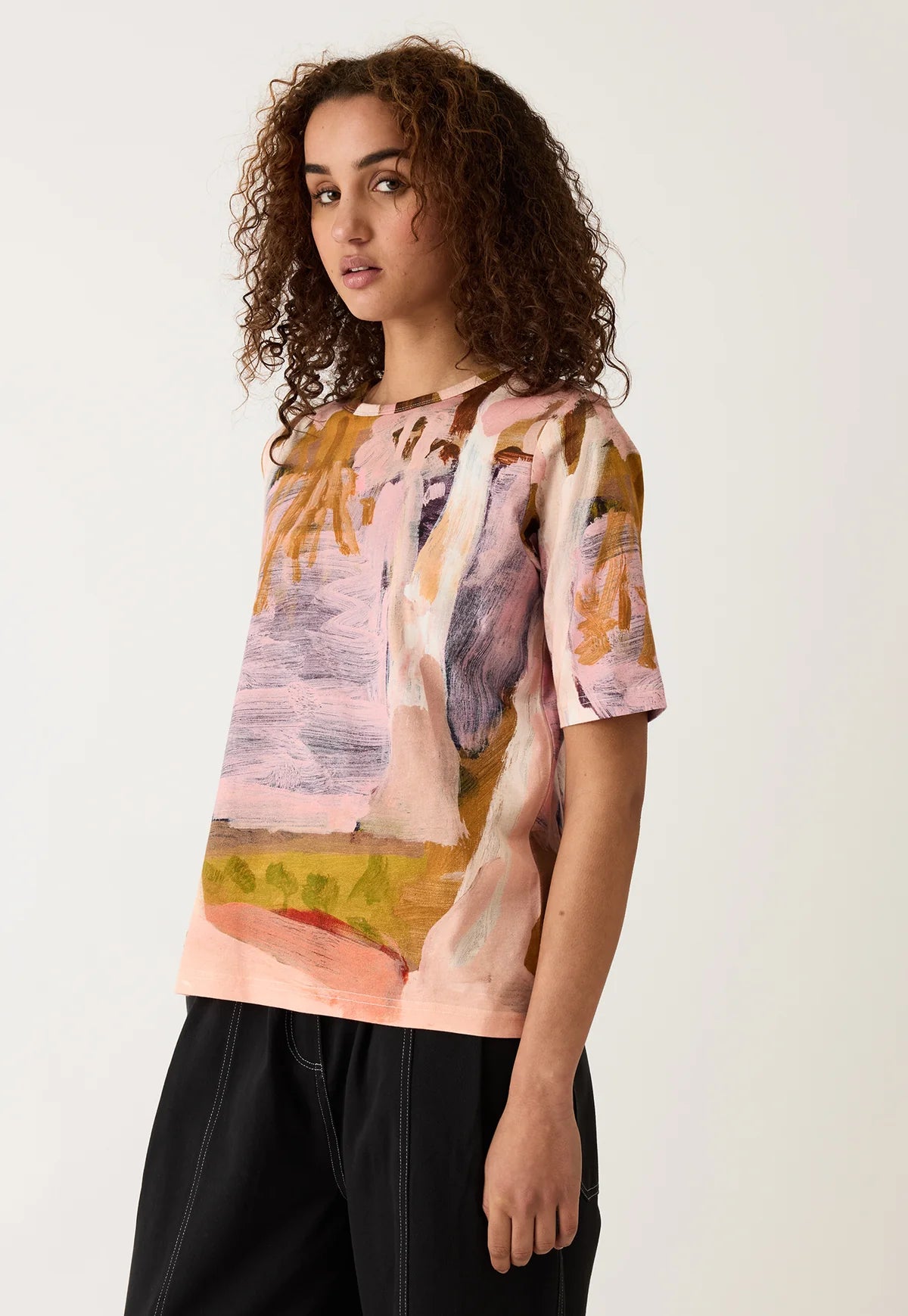 Nancybird Grace Tee organic cotton in full of hope print.