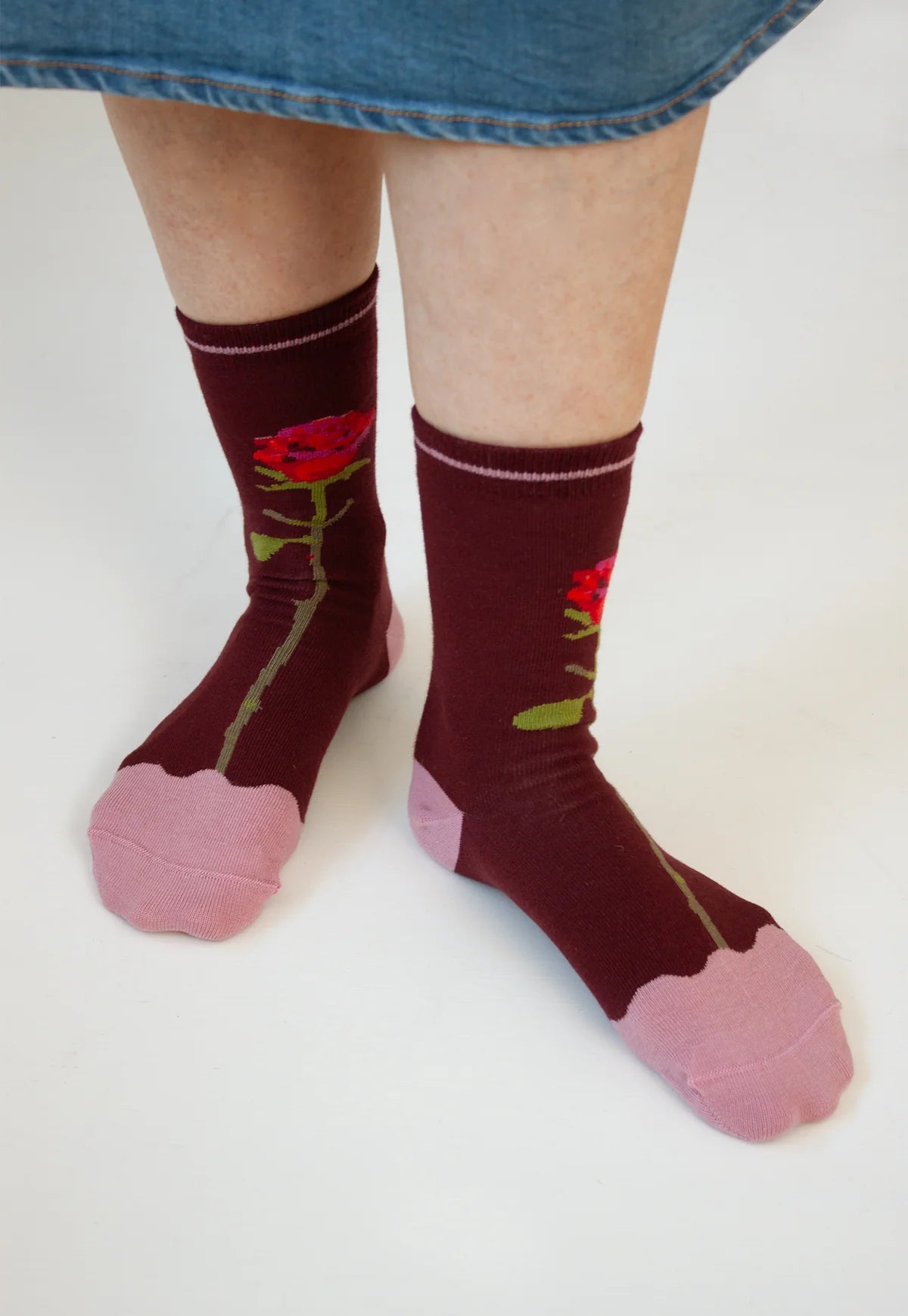 Nancybird socks - Rose