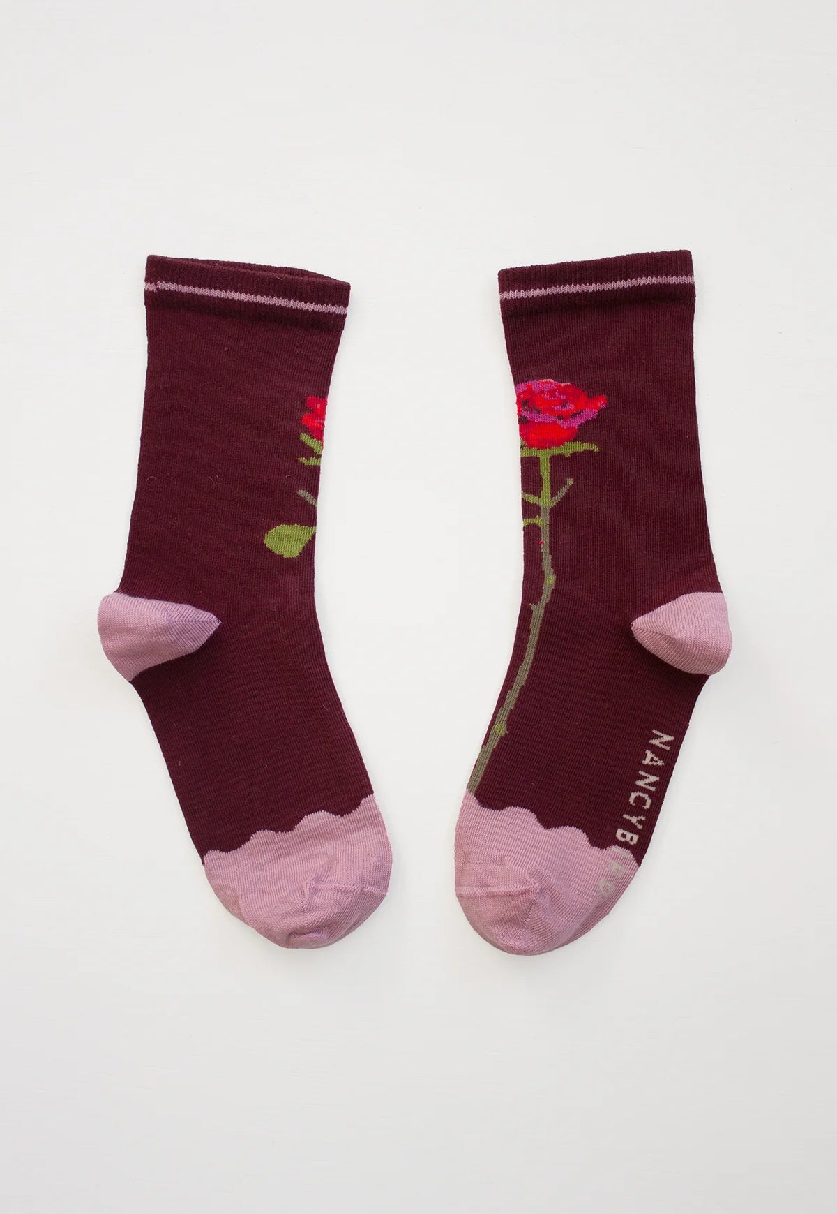 Nancybird socks - Rose