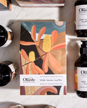 Load image into Gallery viewer, Olieve and Olive organic olive oil handwash and body cream limited edition artist twin gift set, wild lemon myrtle.