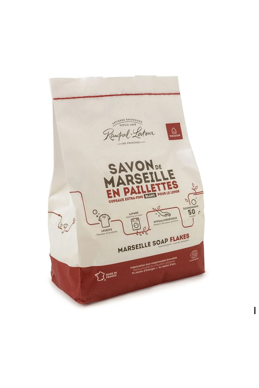 Rampal Latour savon de Marseille laundry soap flakes.