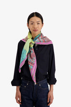 Load image into Gallery viewer, Inoui Editions Paris scarf carre square in pastel.