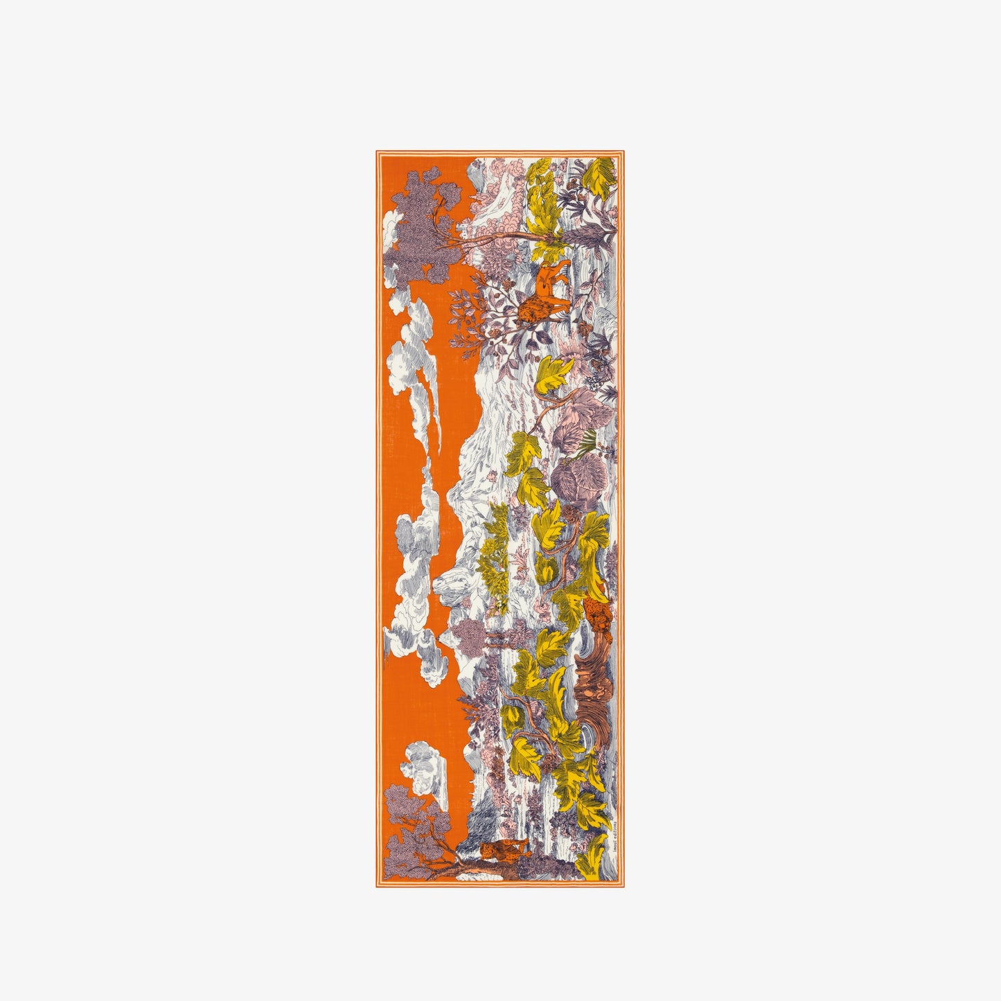 Inouï Editions scarf - Histoire orange