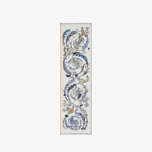 Inouï Editions scarf - Rococo white
