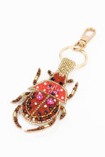 Load image into Gallery viewer, My Doris Autumn beetle hand beaded keyring.