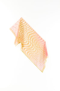 Ma Poesie silk cotton Cosmique scarf in passion.