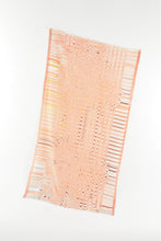 Load image into Gallery viewer, Mapoesie Mue fine cotton scarf in orange.