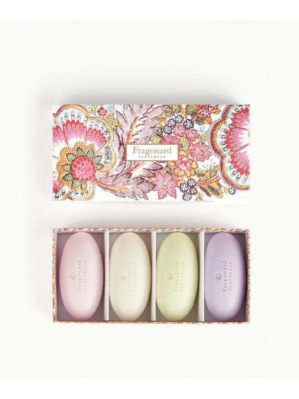 Fragonard made in France four mini soap gift set.