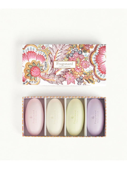 Fragonard made in France four mini soap gift set.