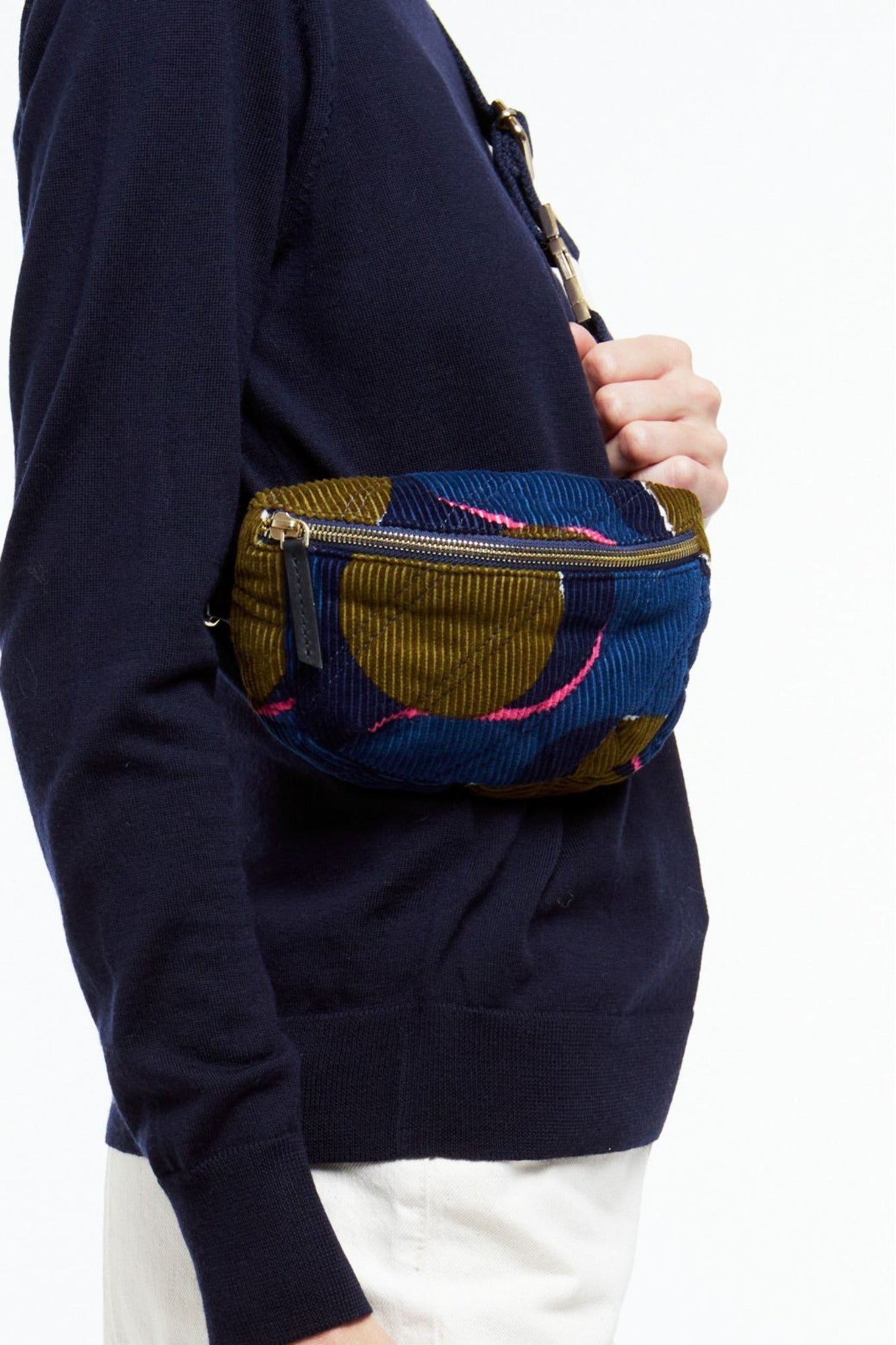 Ma POesie Chiara nymphe bum bag in khaki.