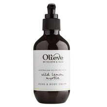 Load image into Gallery viewer, Olieve &amp; Olie wild lemon myrtle natural and organic hand and body cream.