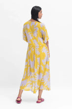 Load image into Gallery viewer, Elk the Label Ravnen sheer lilac and saffron Naemi print dress.