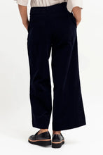 Load image into Gallery viewer, Elk the Label Koord cotton corduroy wide leg high waist pants in steel blue.