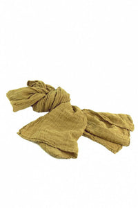 Couleur Chanvre tilleul lime hemp scarf.