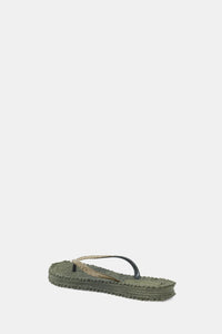 Ilse Jacobsen flip flops - Army