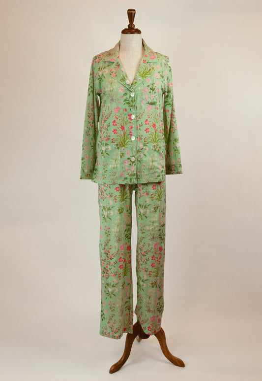 Pyjamas - mint green