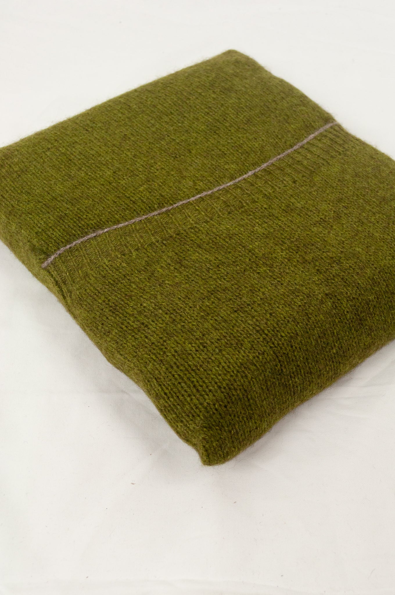 Made in Nepal one size button up poncho in chartreuse green.