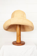 Load image into Gallery viewer, PCNQ Alma paper hat moldable adjustable made in Japan, in natural.