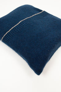 Juniper Hearth ethically made baby yak wool poncho in French navy.