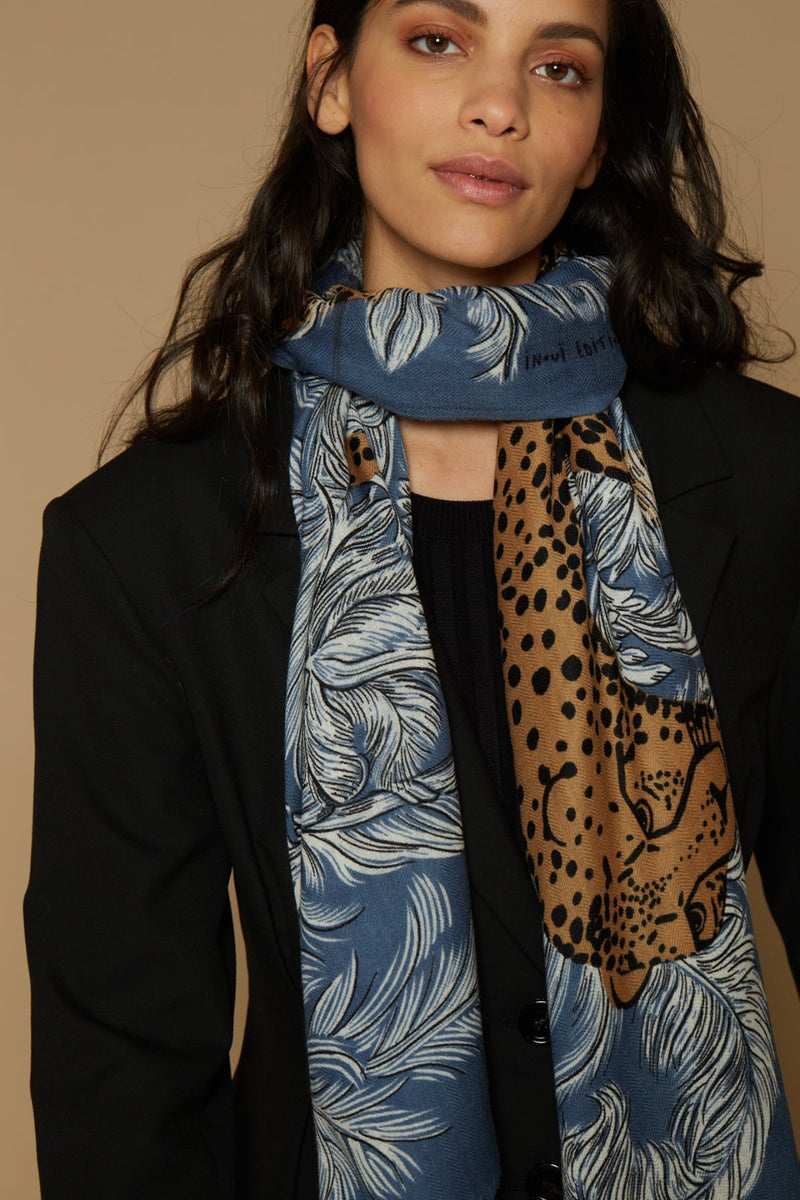 Inouï Editions scarf - Eugene blue – juniperhearth