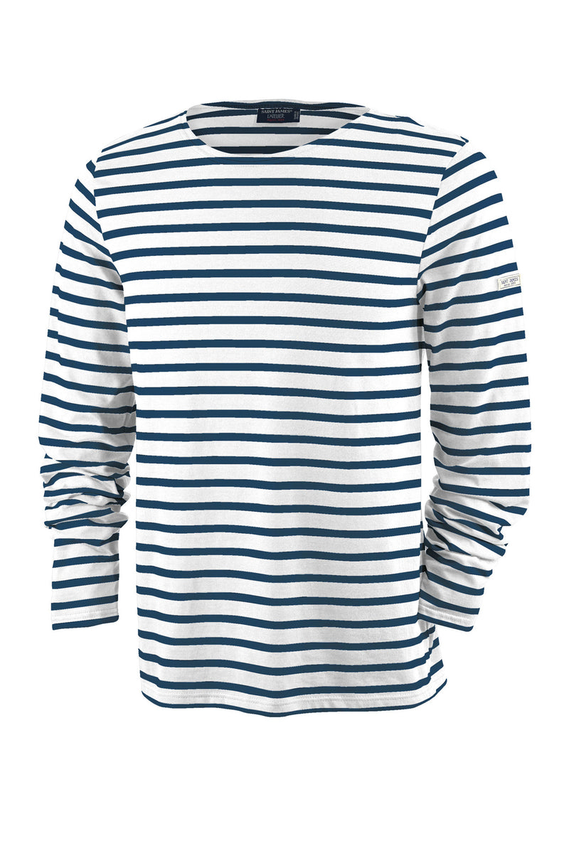 Saint James Minquiers Moderne striped top - neige/marine – juniperhearth