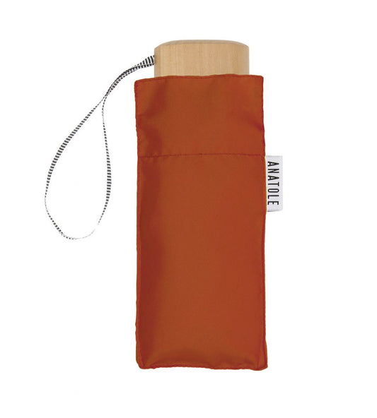 Anatole Paris mini foldable umbrella Louis in Rust.
