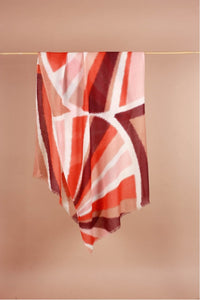 Ma Poésie Prisma scarf - rouge