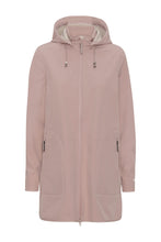 Load image into Gallery viewer, Ilse Jacobsen Rain135B waterproof lined jacket in Adobe rose pink.