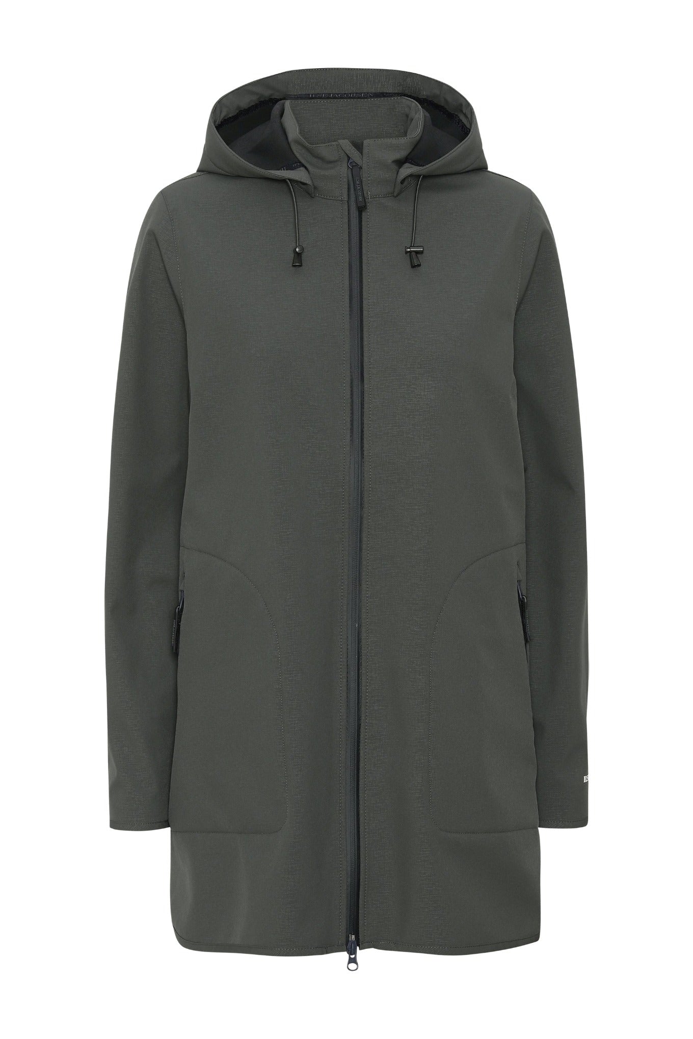 Ilse Jacobsen Rain135B waterproof lined jacket in Urban grey.